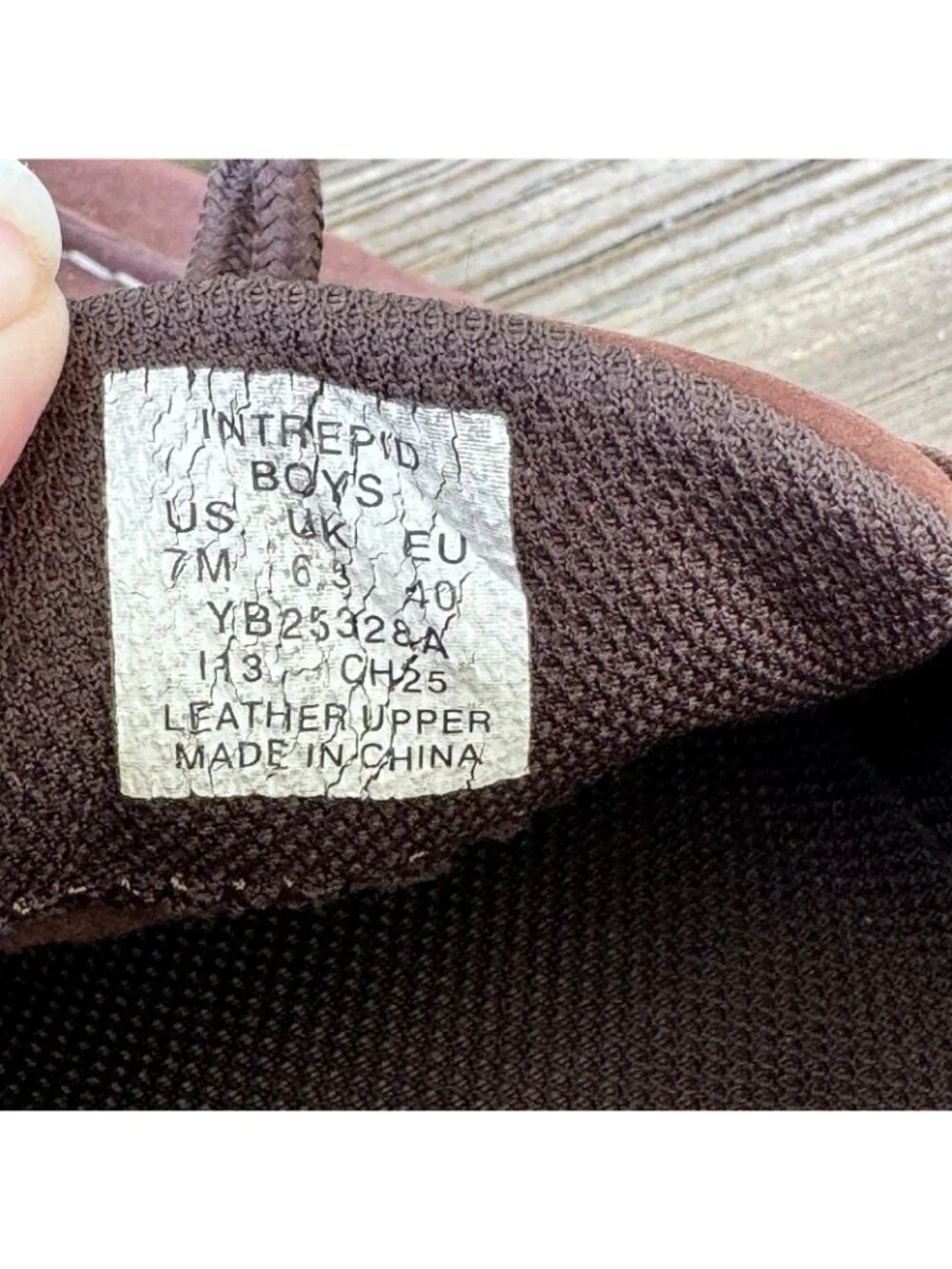 Sperry Intrepid Top Sider Boat Shoes Boys Size 7 7M Brown Leather Lace Up